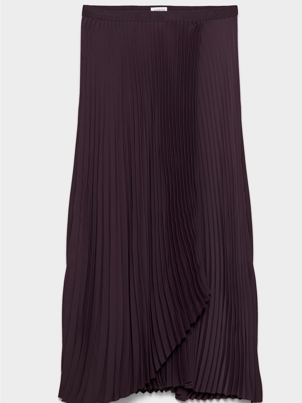 Aritzia Pleated Midi Skirt in Plum - NOT FOR SALE